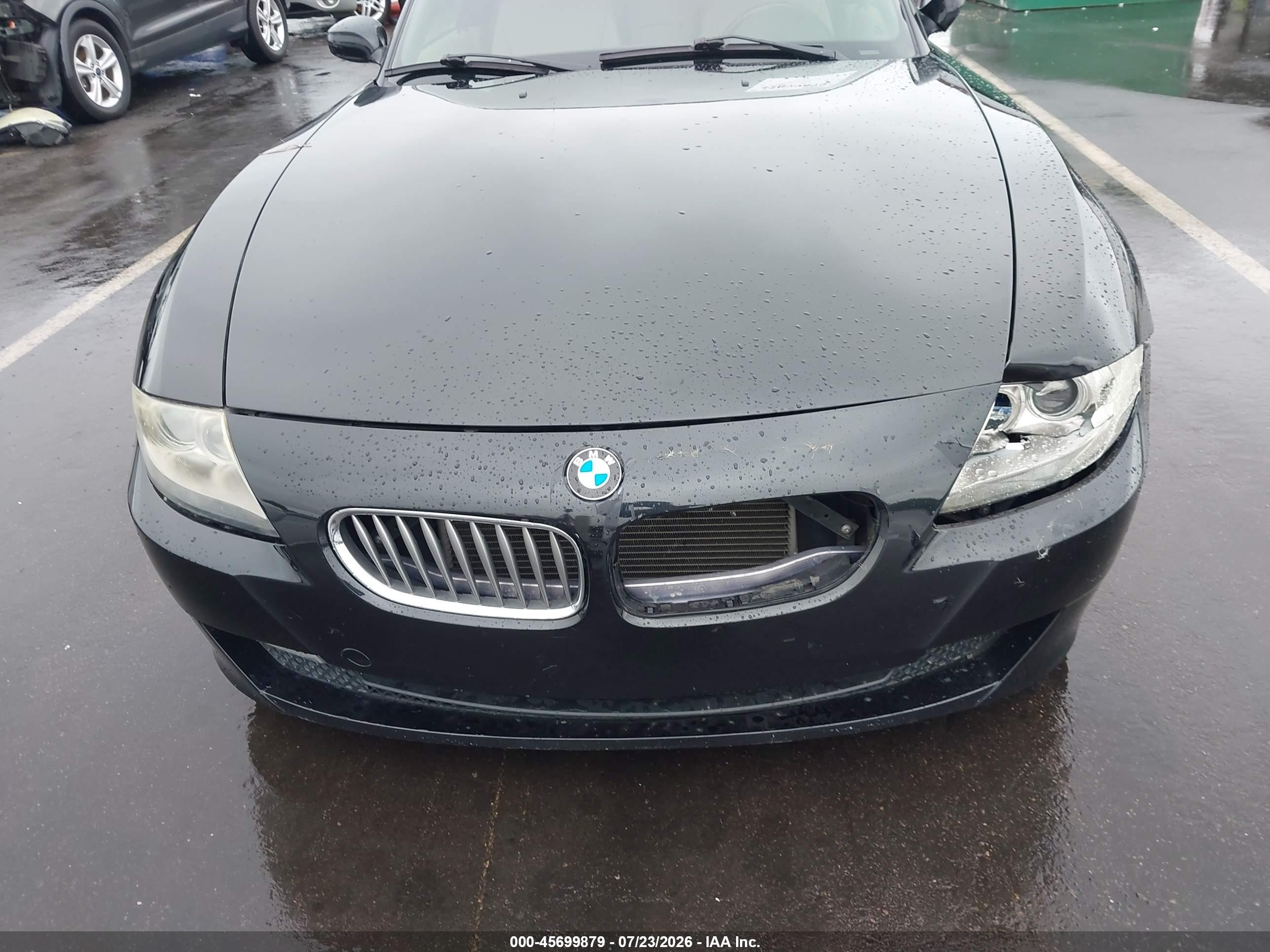 2006 Bmw Z4 3.0si Black vin: 4USBU53516LX00922