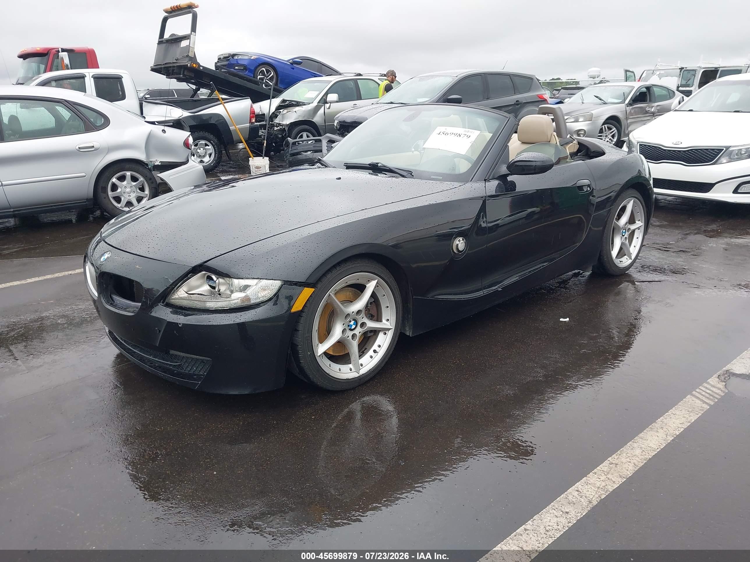 2006 Bmw Z4 3.0si Black vin: 4USBU53516LX00922