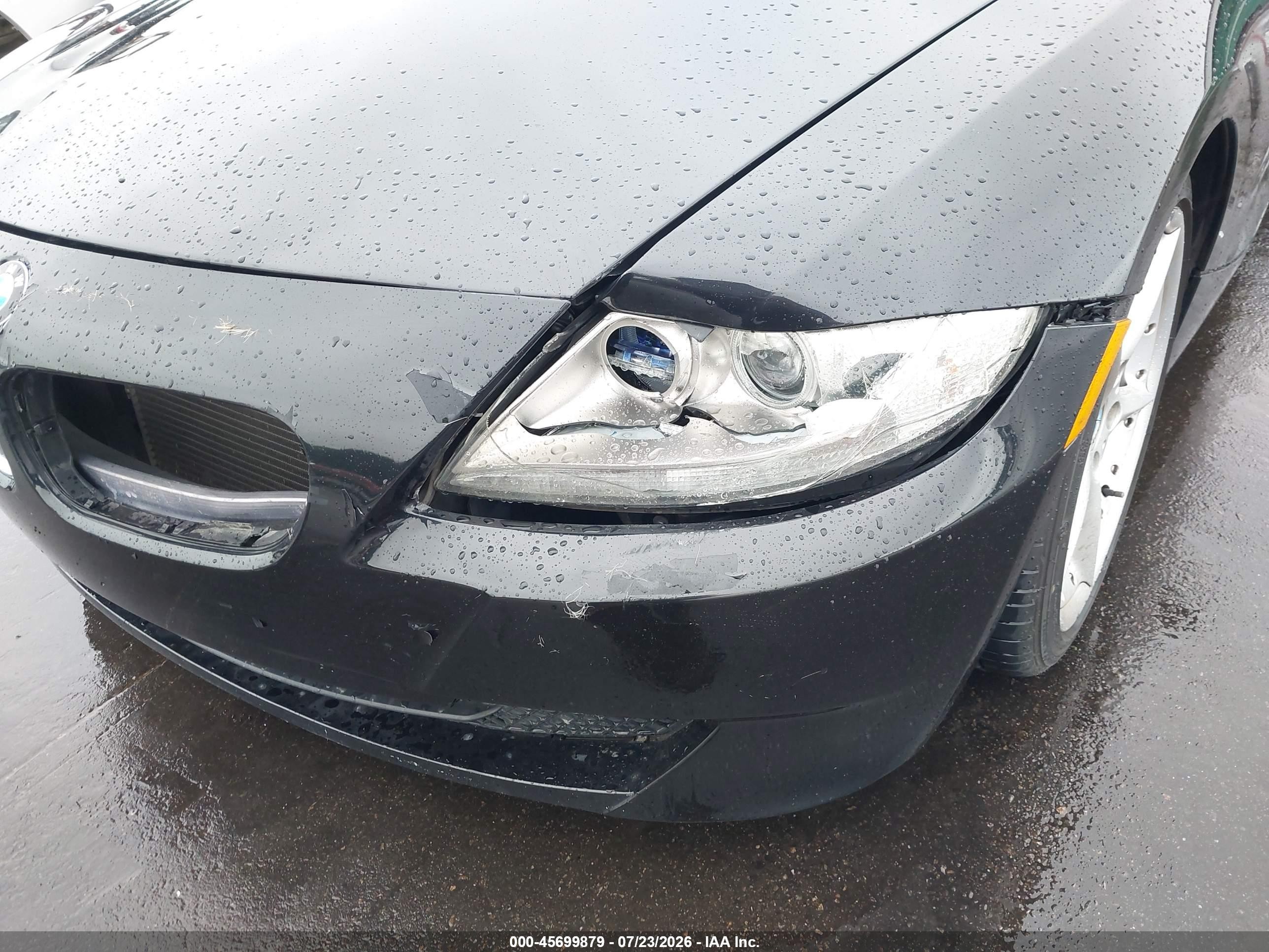 2006 Bmw Z4 3.0si Black vin: 4USBU53516LX00922
