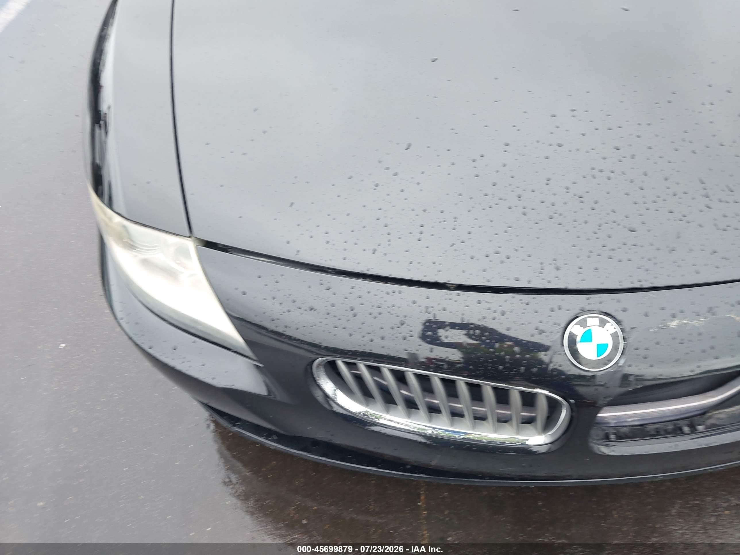 2006 Bmw Z4 3.0si Black vin: 4USBU53516LX00922