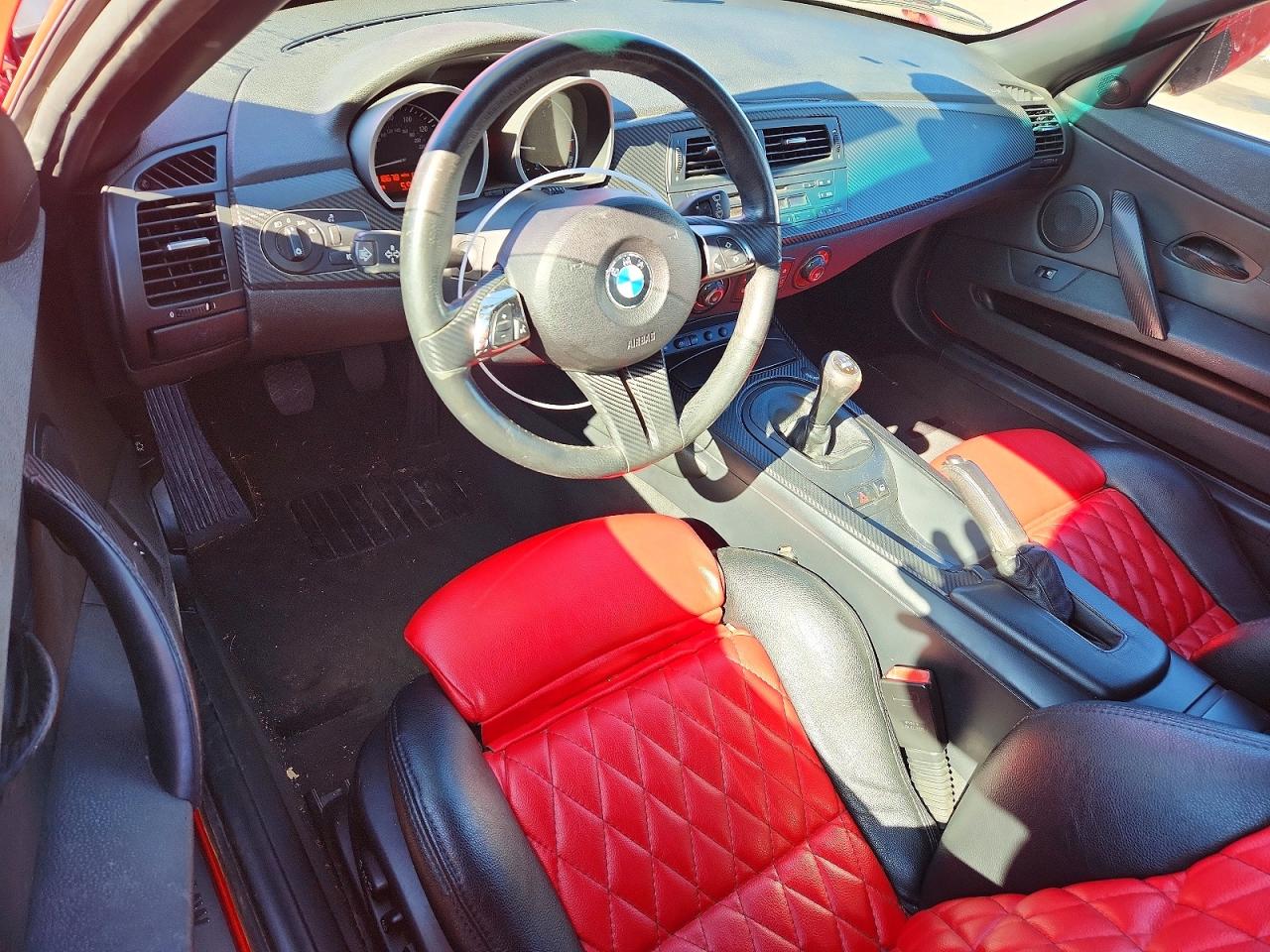 2007 Bmw Z4 3.0si Красный vin: 4USBU53517LW93147
