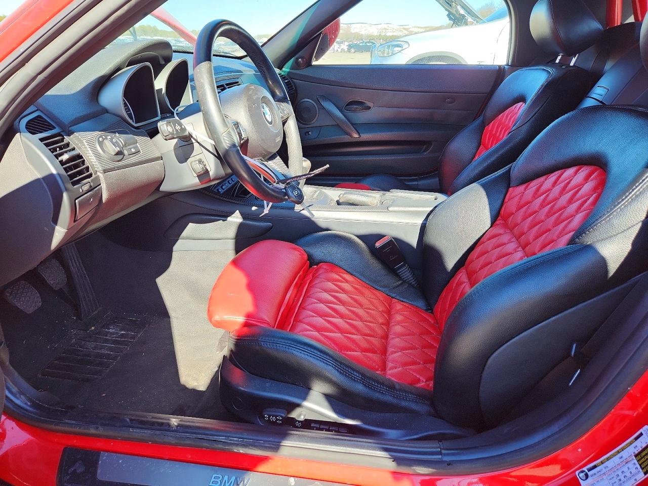 2007 Bmw Z4 3.0si Красный vin: 4USBU53517LW93147