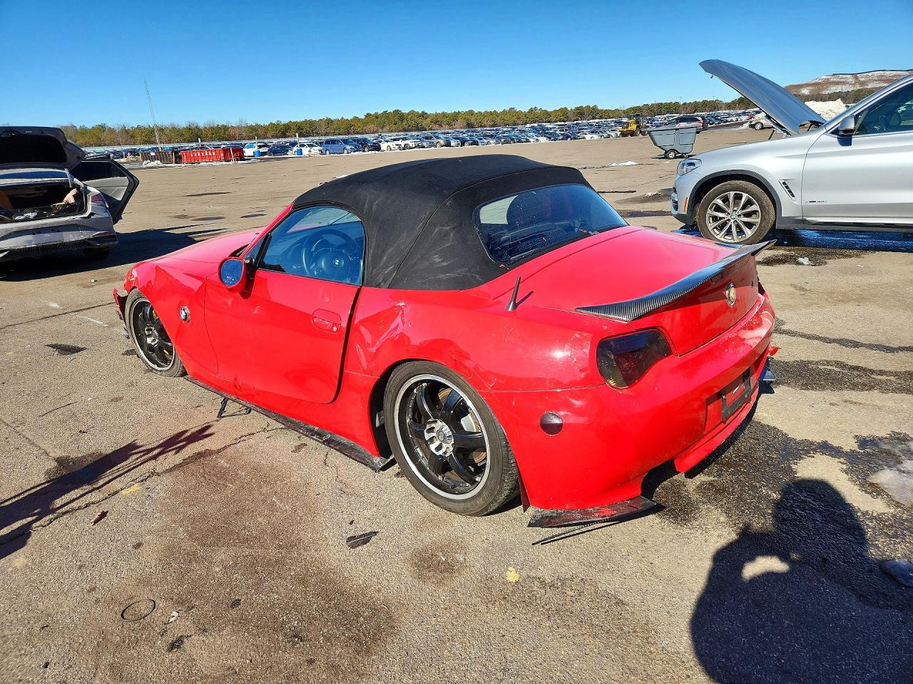 2007 Bmw Z4 3.0si Красный vin: 4USBU53517LW93147