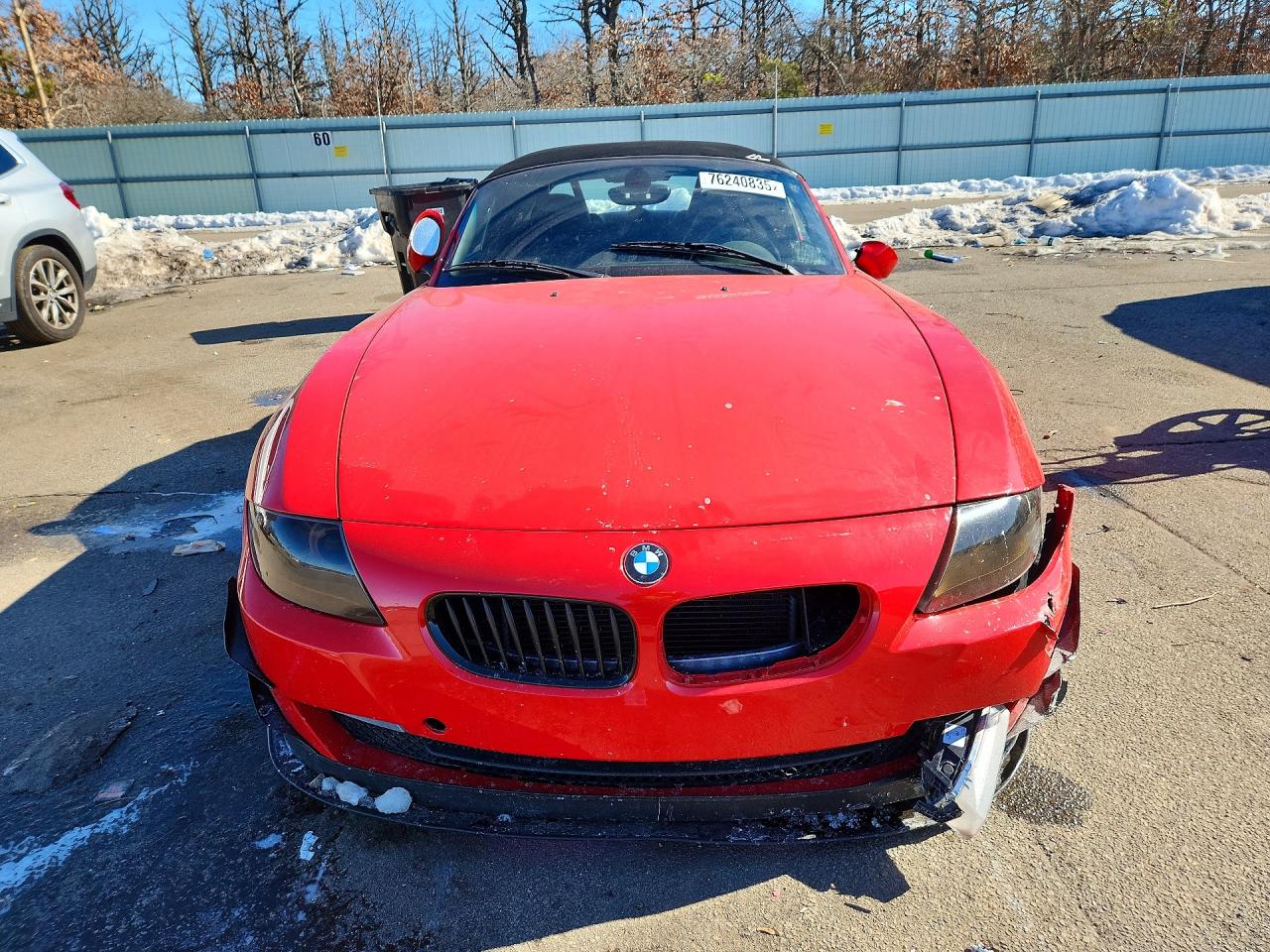 2007 Bmw Z4 3.0si Красный vin: 4USBU53517LW93147