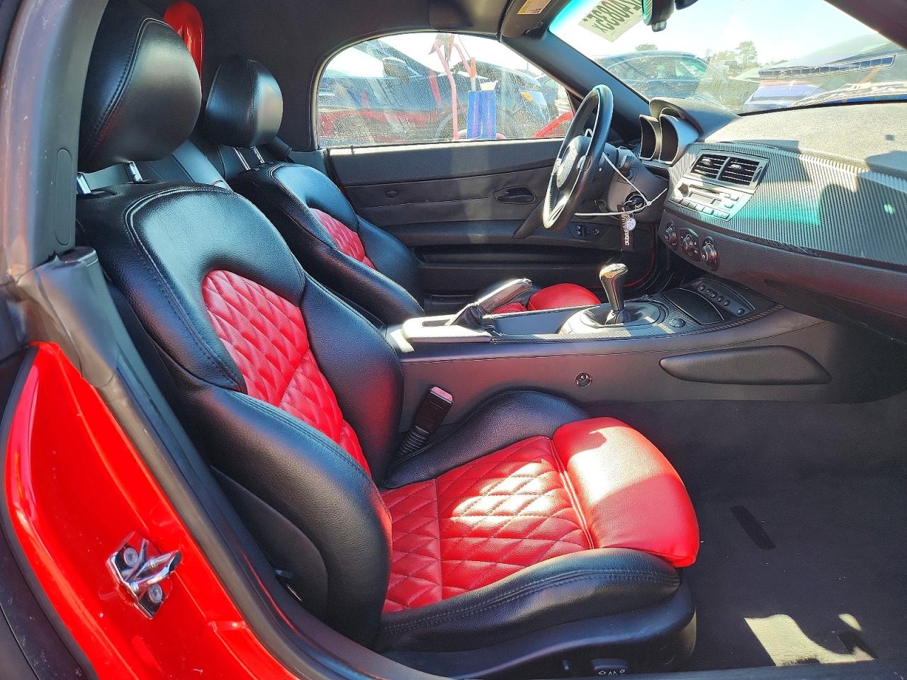 2007 Bmw Z4 3.0si Красный vin: 4USBU53517LW93147