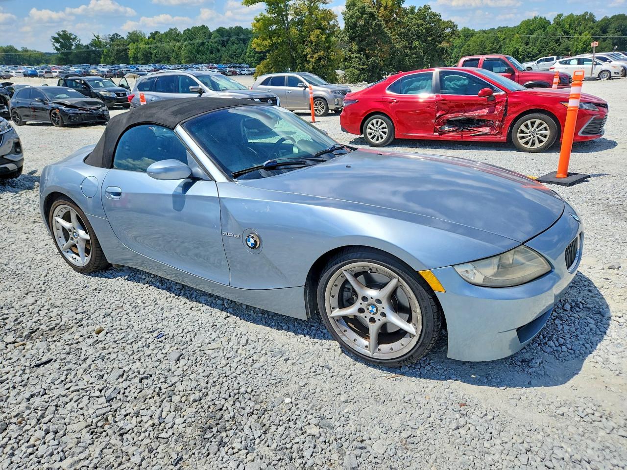 2006 Bmw Z4 3.0si Blue vin: 4USBU53536LX00954