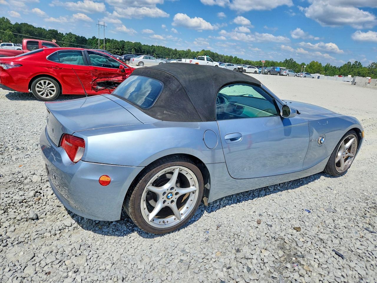 2006 Bmw Z4 3.0si Blue vin: 4USBU53536LX00954