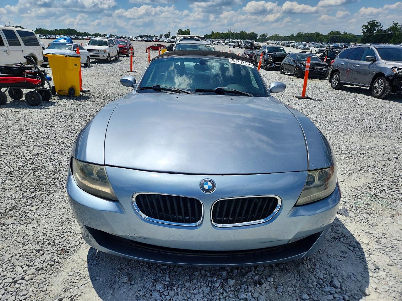 2006 Bmw Z4 3.0si Blue vin: 4USBU53536LX00954