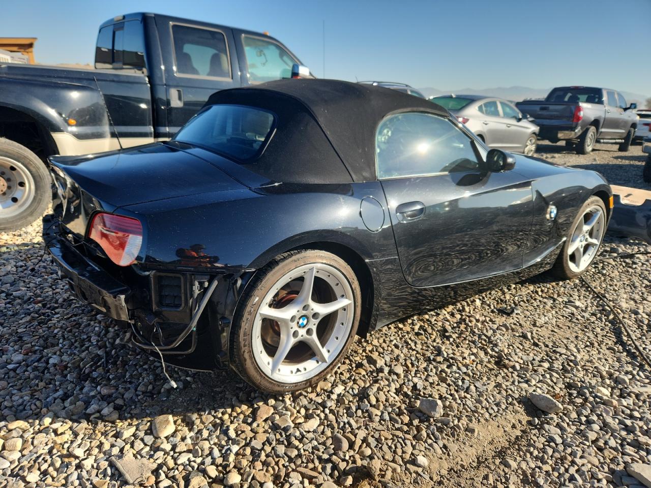 2006 Bmw Z4 3.0si Черный vin: 4USBU53536LX01263