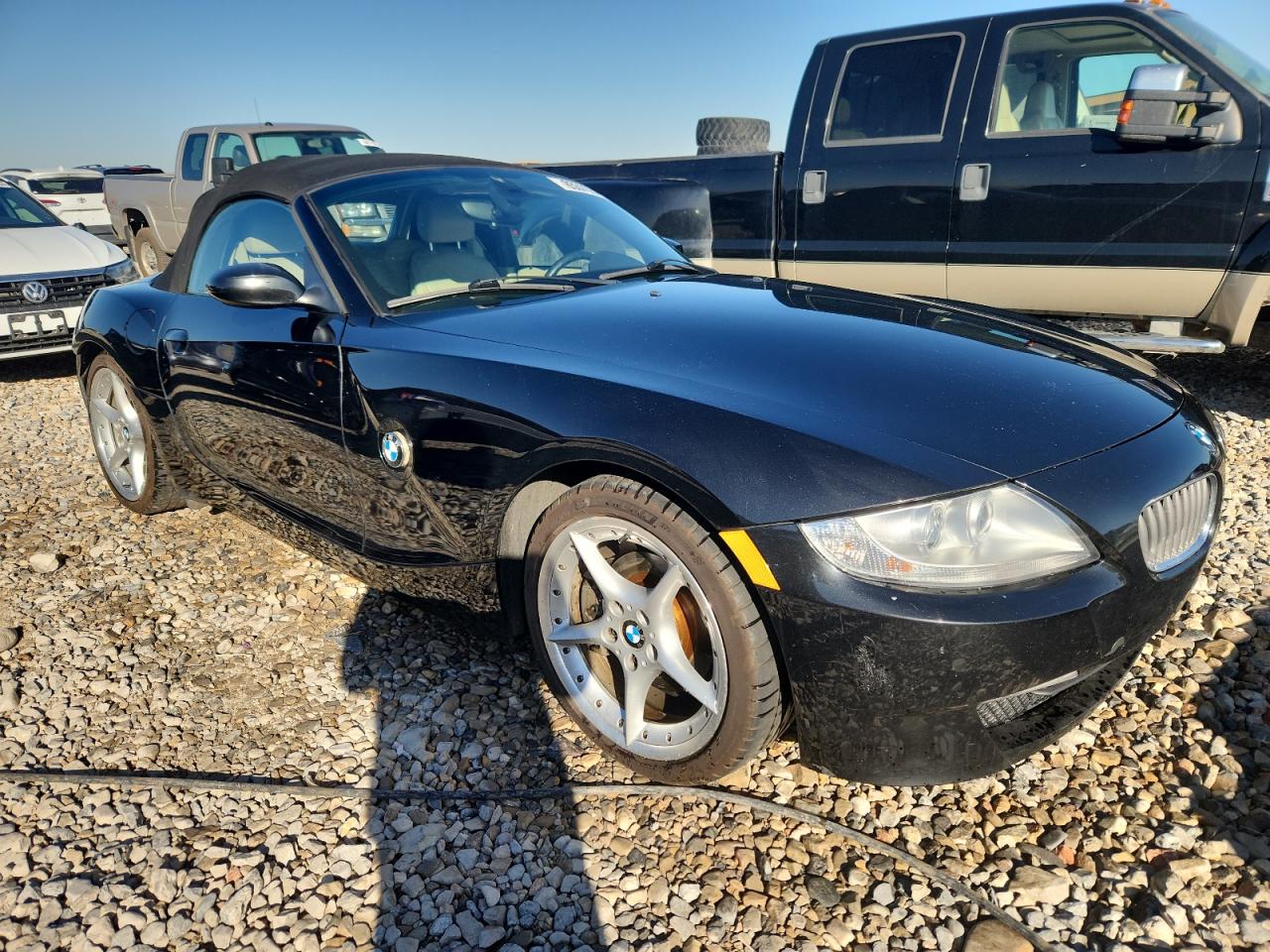2006 Bmw Z4 3.0si Черный vin: 4USBU53536LX01263