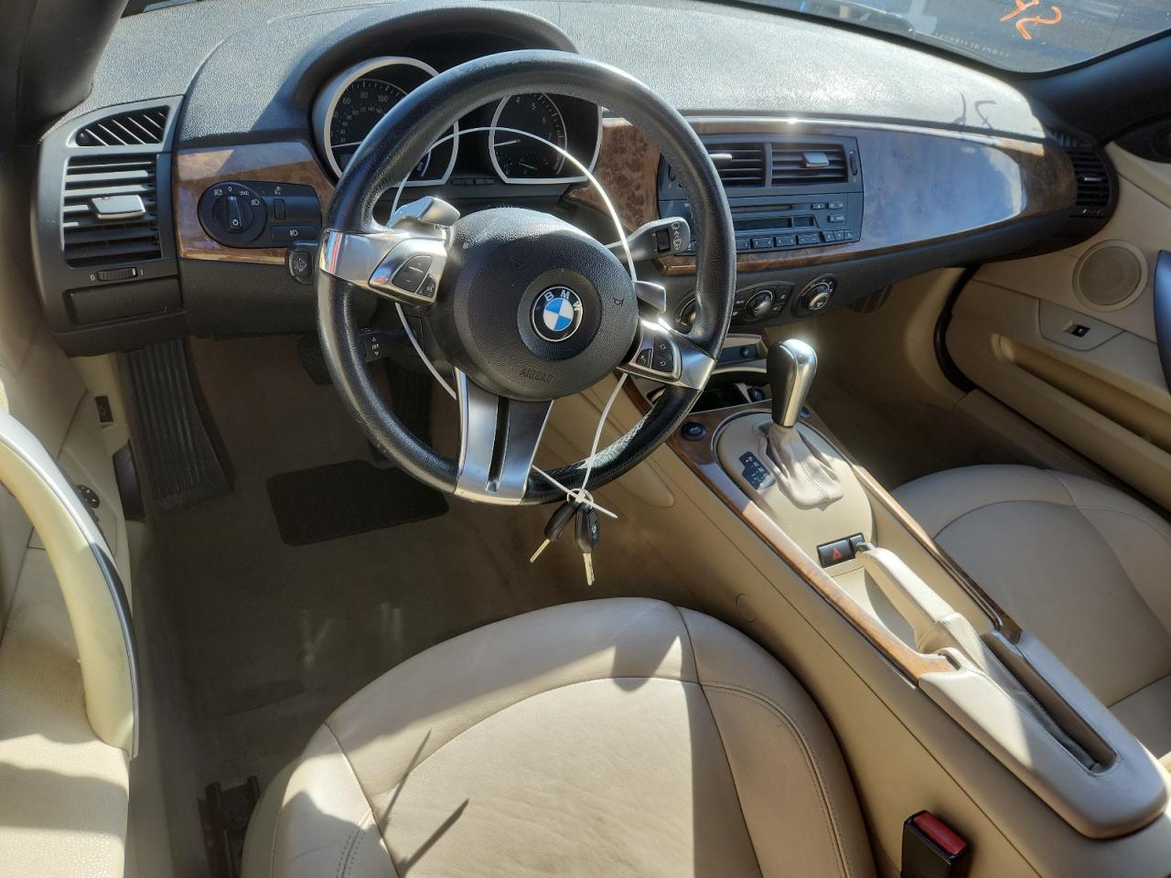 2006 Bmw Z4 3.0si Черный vin: 4USBU53536LX01263