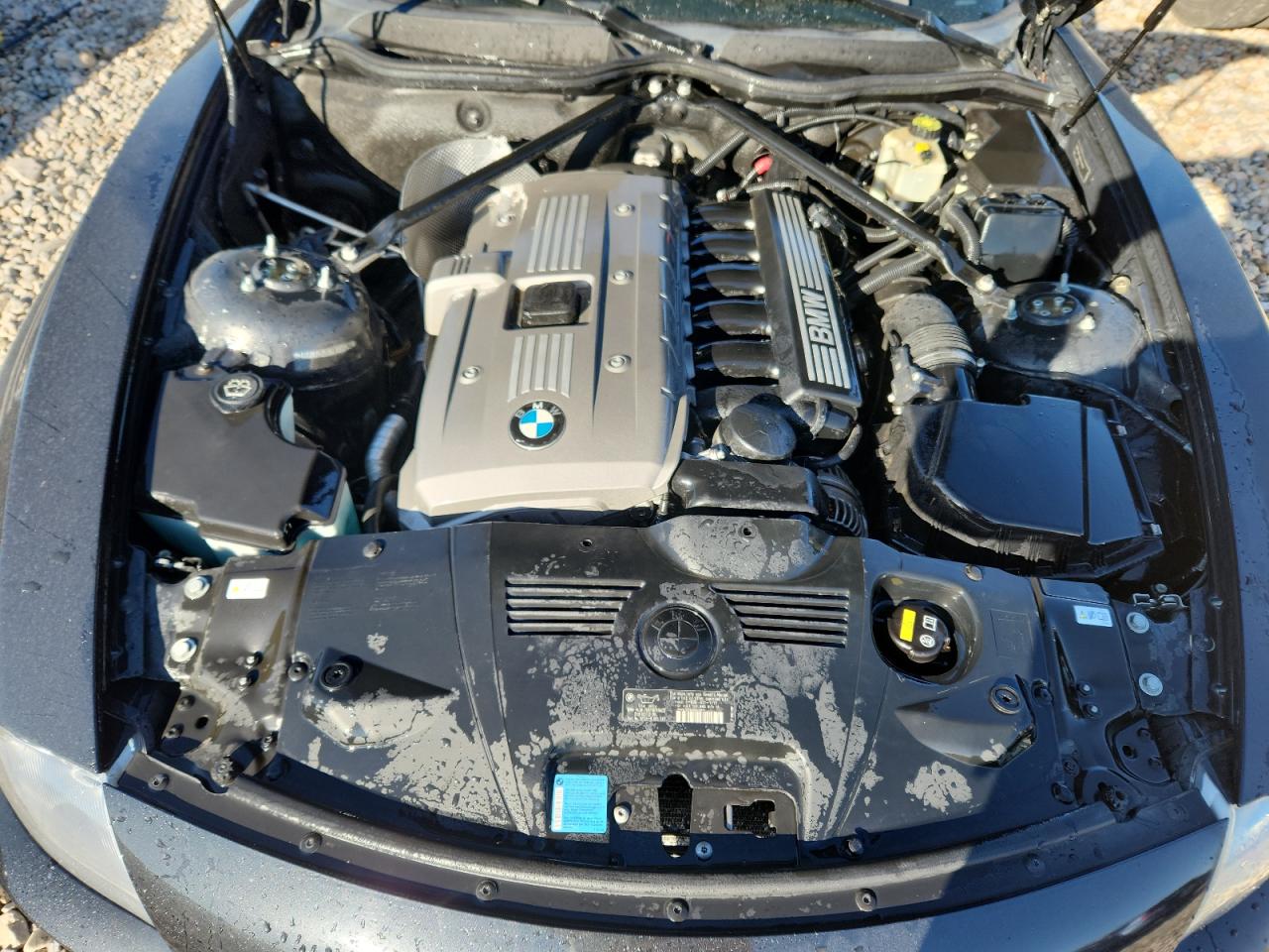 2006 Bmw Z4 3.0si Черный vin: 4USBU53536LX01263