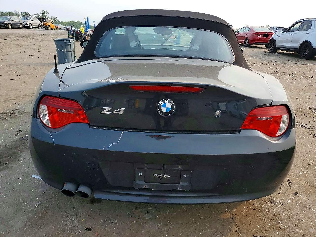 2008 Bmw Z4 3.0si Gray vin: 4USBU53538LX04165