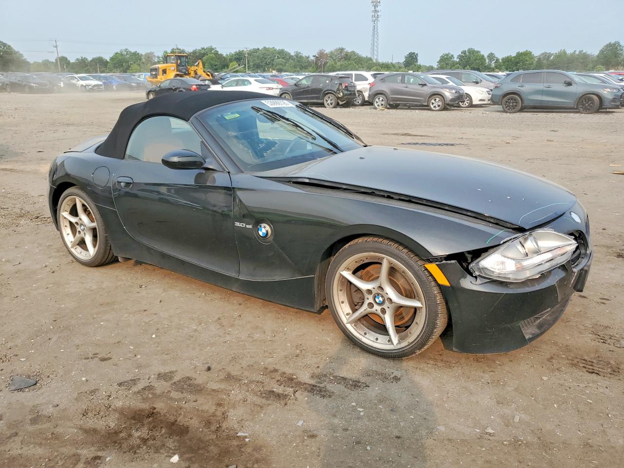 2008 Bmw Z4 3.0si Gray vin: 4USBU53538LX04165