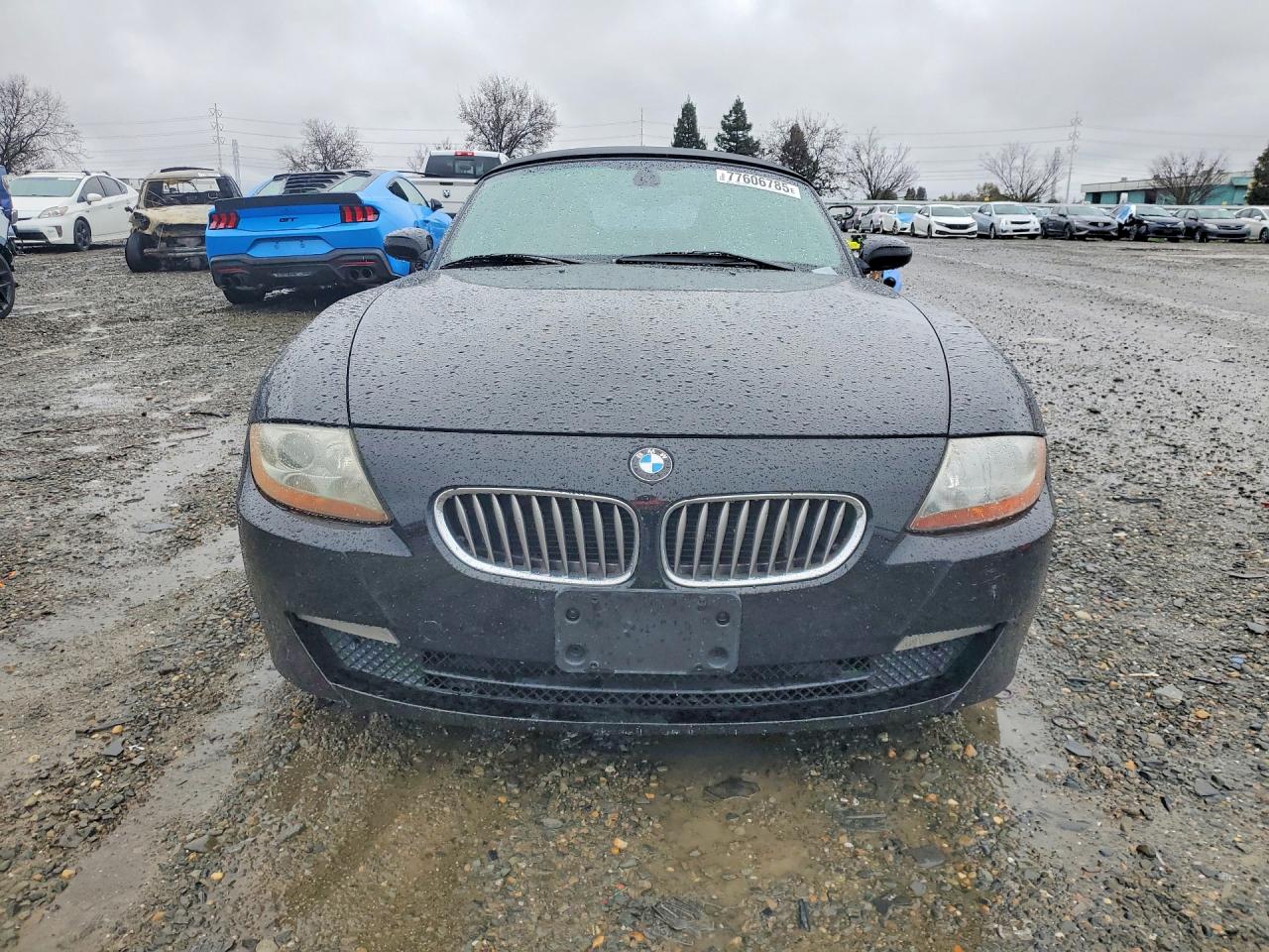 2006 Bmw Z4 3.0si Черный vin: 4USBU53546LX01174