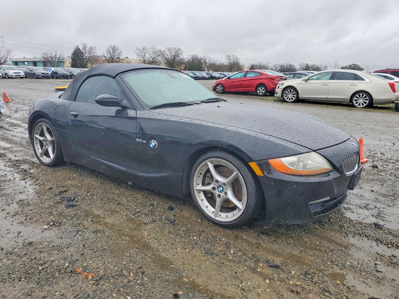 2006 Bmw Z4 3.0si Черный vin: 4USBU53546LX01174