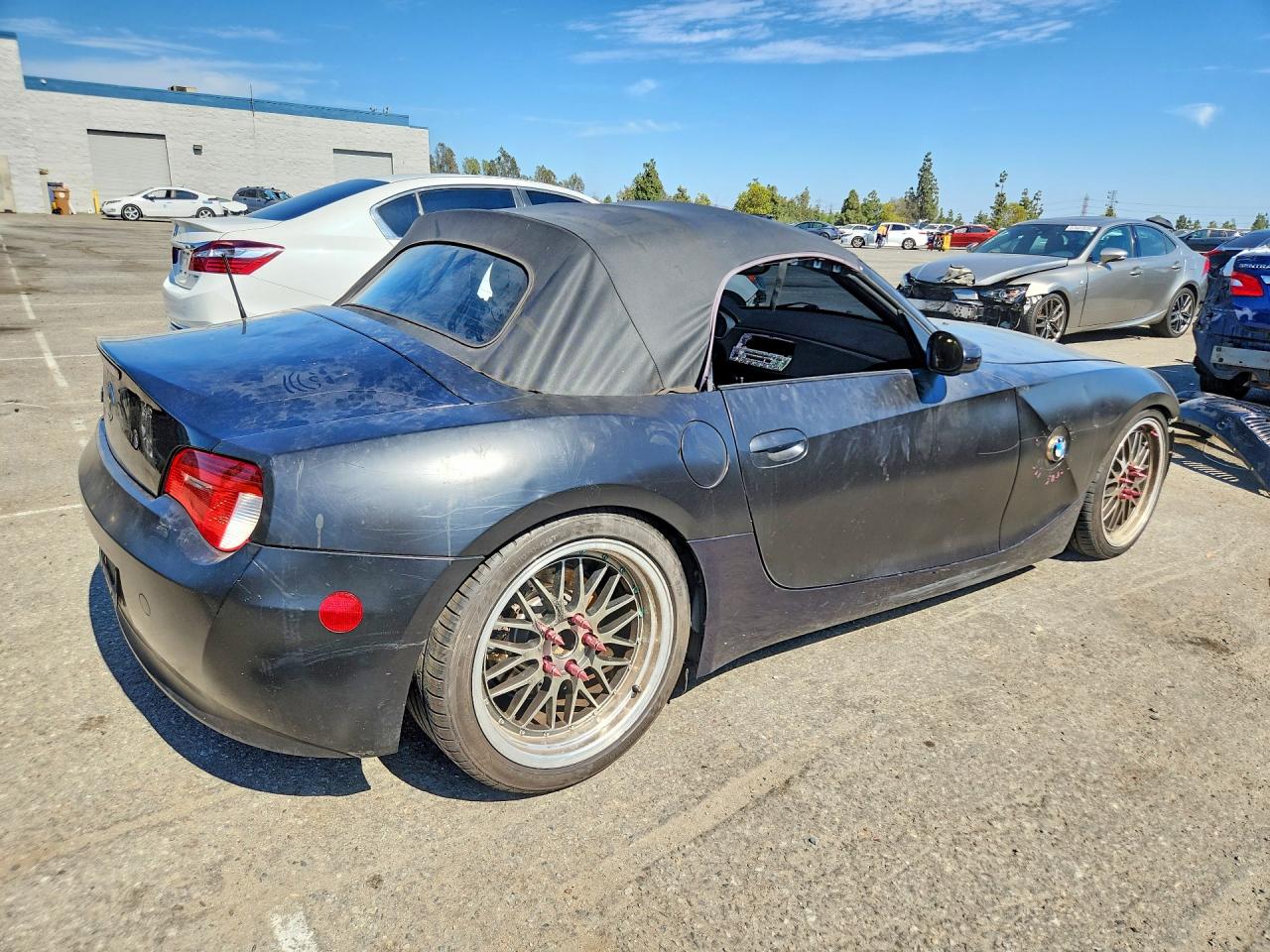 2006 Bmw Z4 3.0si Black vin: 4USBU53566LX00446