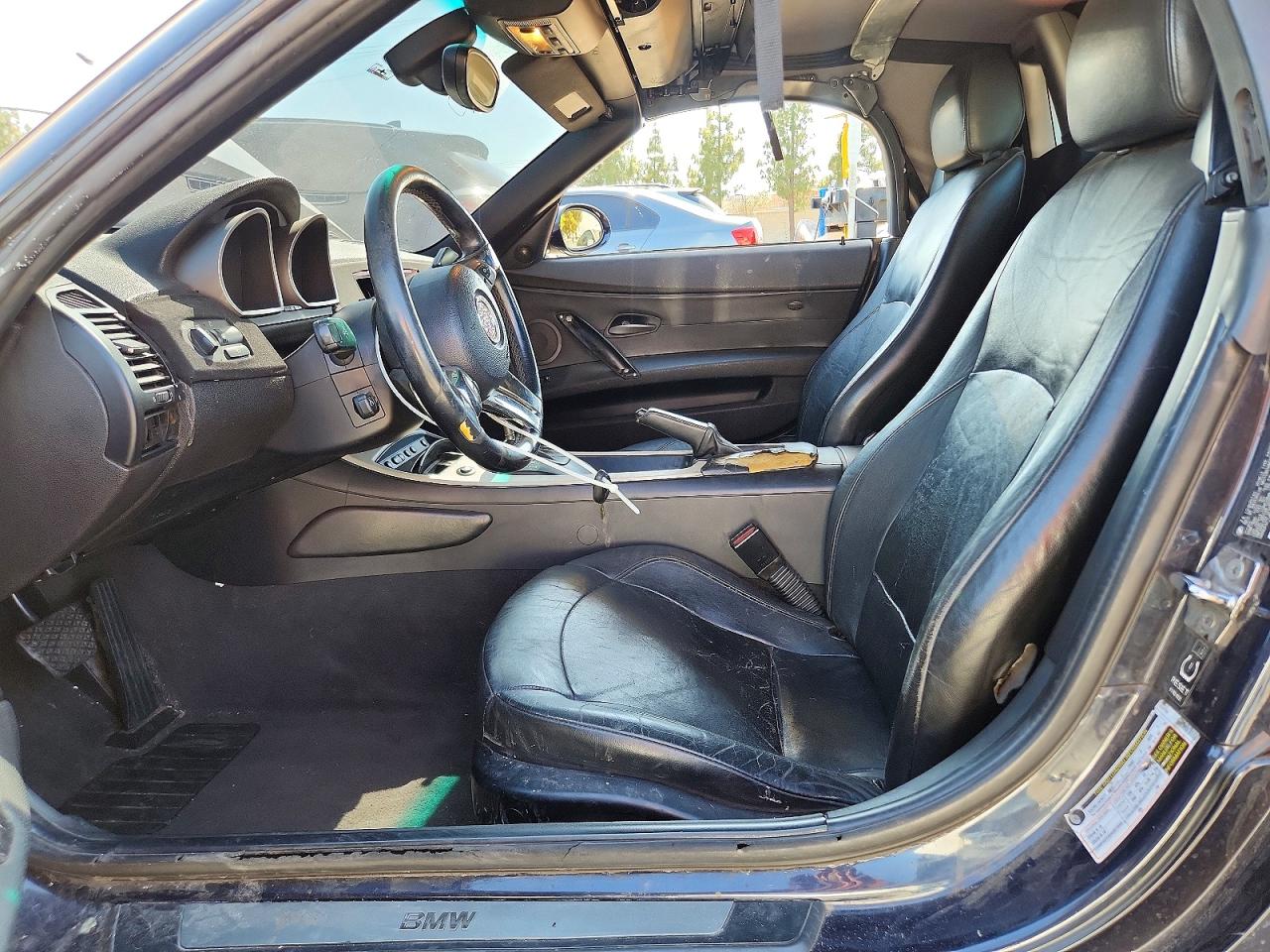 2006 Bmw Z4 3.0si Black vin: 4USBU53566LX00446