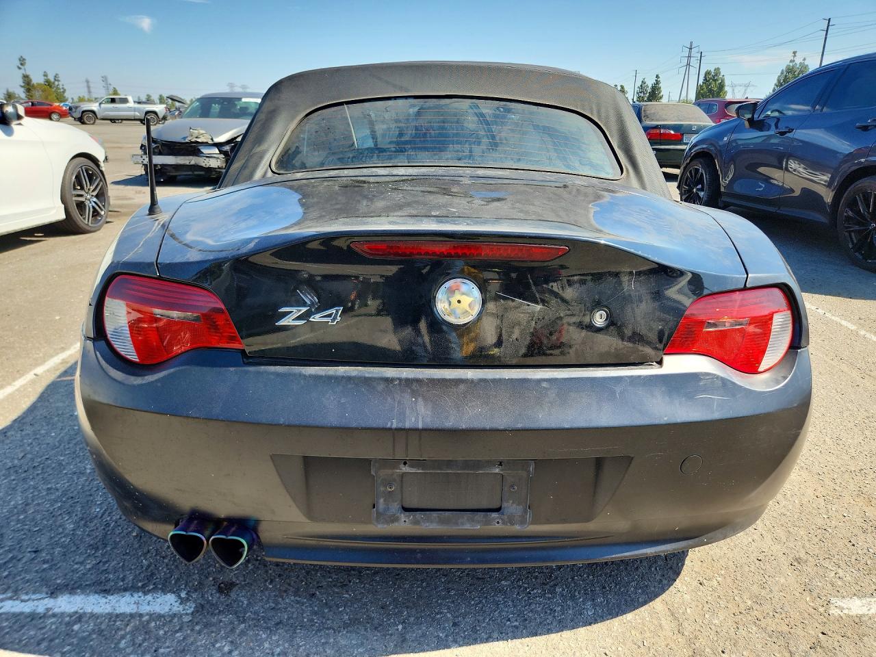 2006 Bmw Z4 3.0si Black vin: 4USBU53566LX00446
