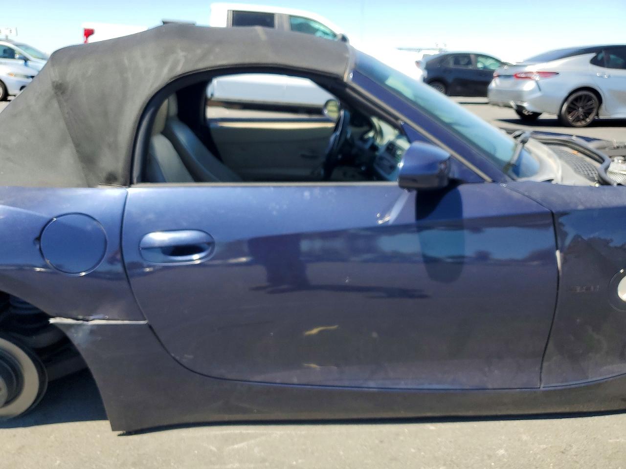 2006 Bmw Z4 3.0si Blue vin: 4USBU53566LX00480