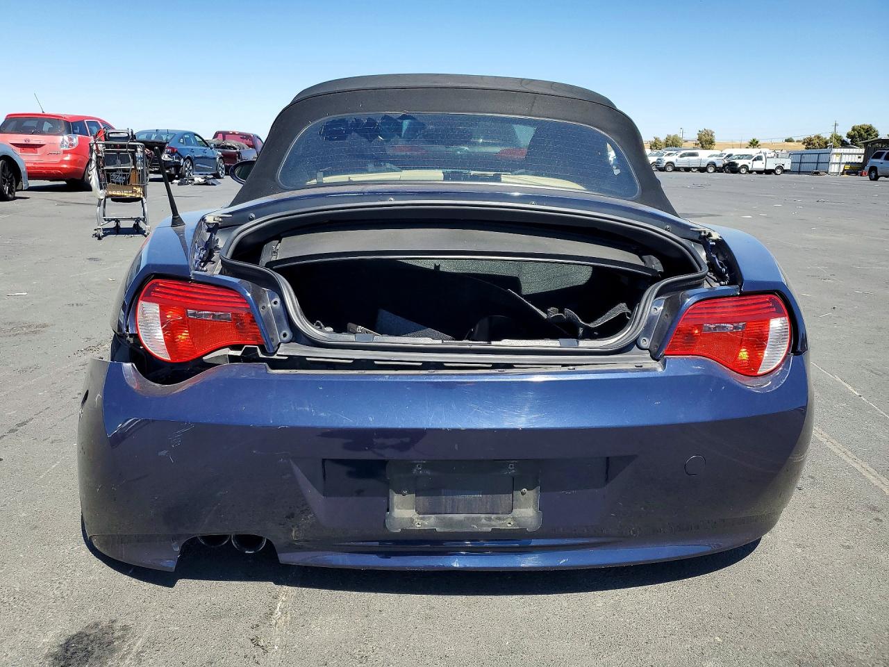 2006 Bmw Z4 3.0si Blue vin: 4USBU53566LX00480