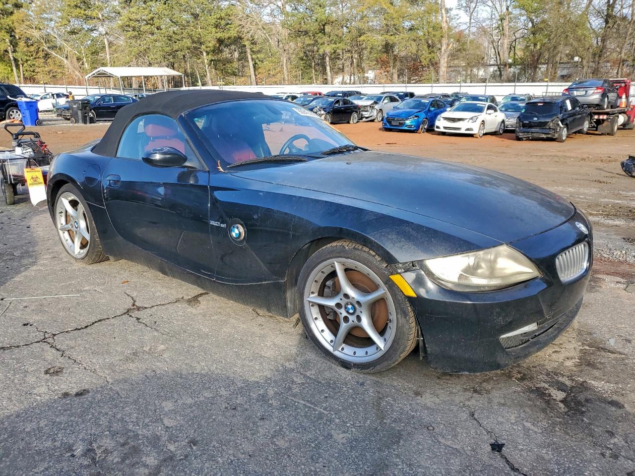 2006 Bmw Z4 3.0si Black vin: 4USBU53576LW91823