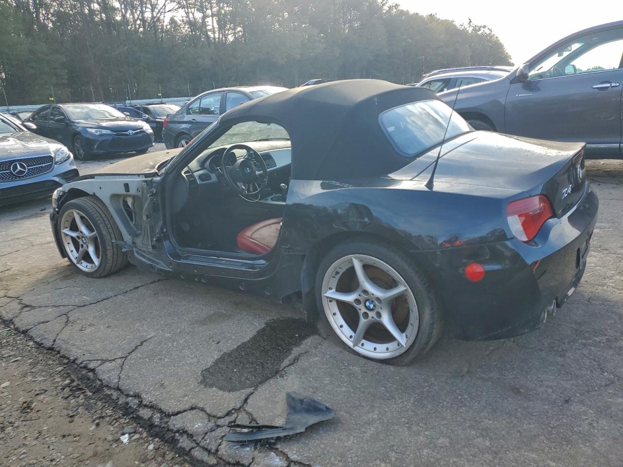 2006 Bmw Z4 3.0si Black vin: 4USBU53576LW91823