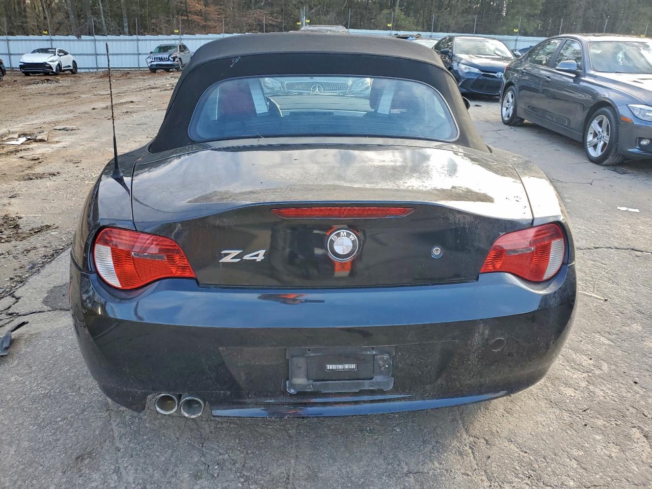 2006 Bmw Z4 3.0si Black vin: 4USBU53576LW91823