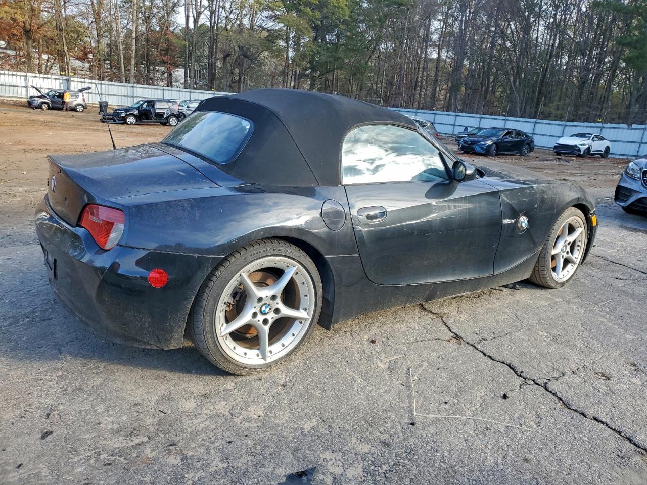 2006 Bmw Z4 3.0si Black vin: 4USBU53576LW91823