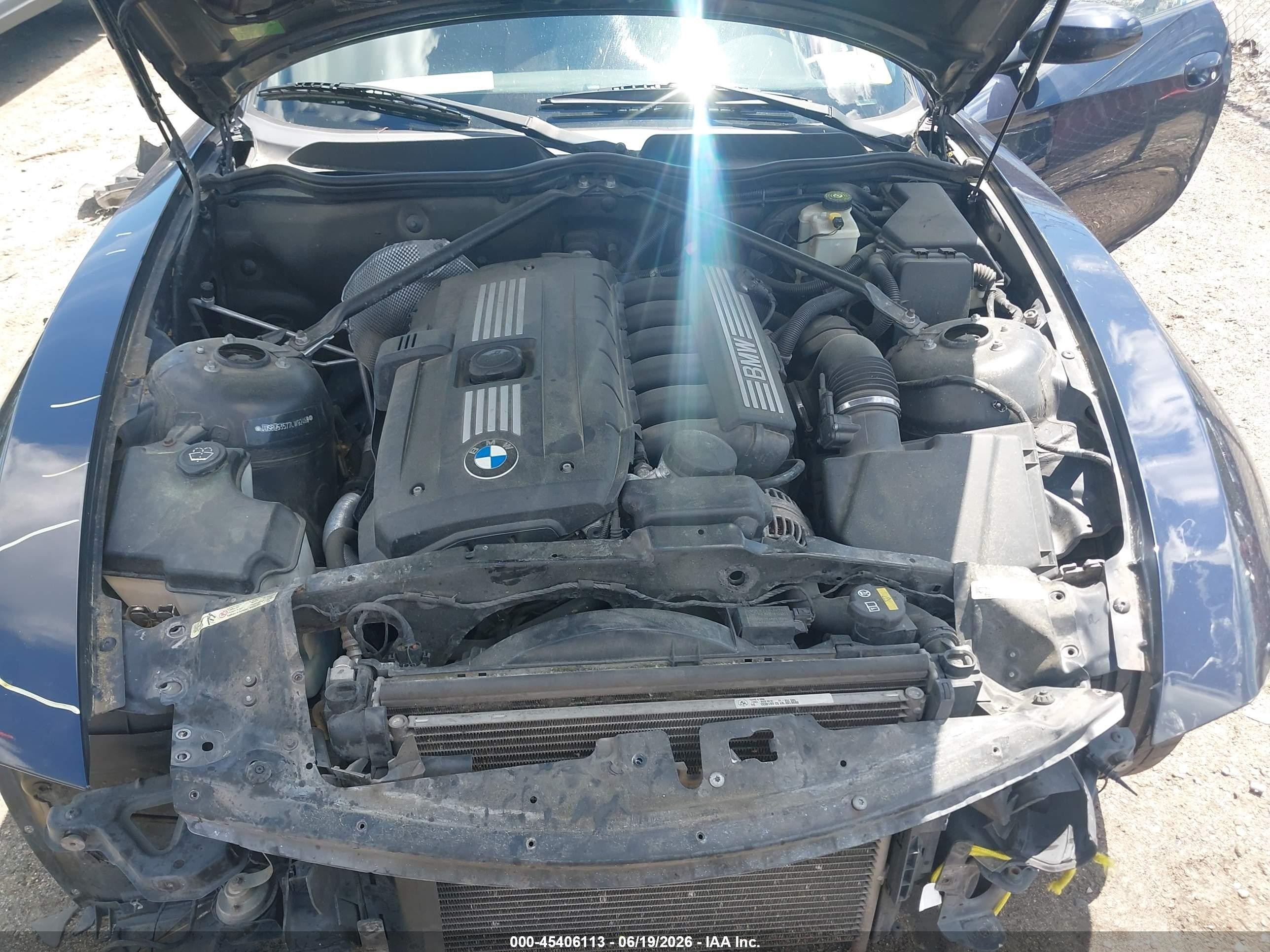2007 Bmw Z4 3.0si Navy vin: 4USBU53577LW92469