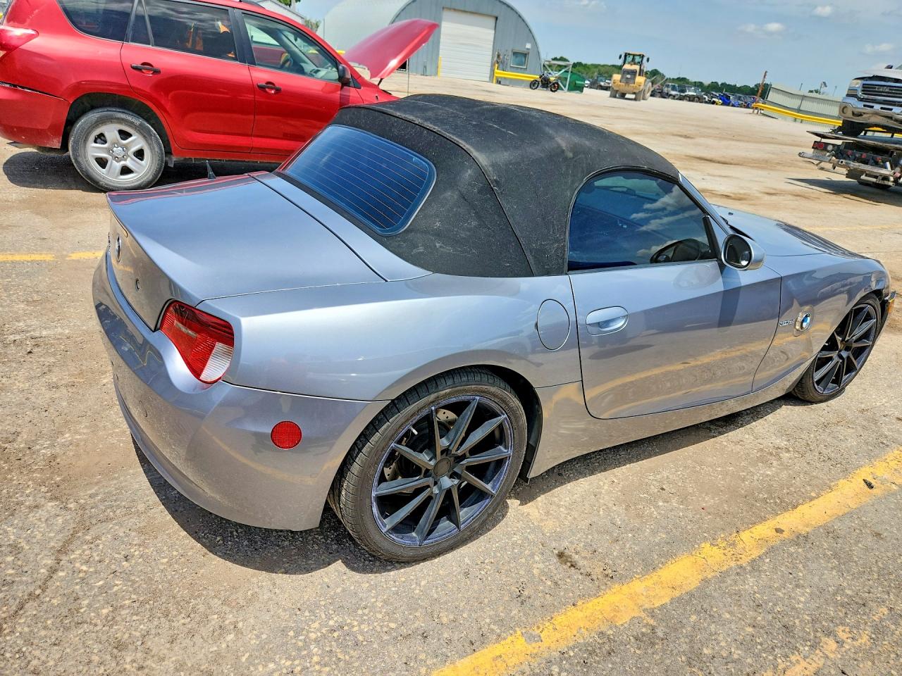 2007 Bmw Z4 3.0si Silver vin: 4USBU53577LX02580
