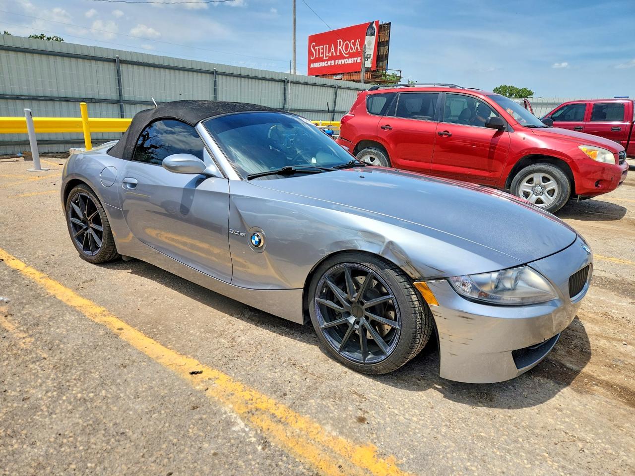 2007 Bmw Z4 3.0si Silver vin: 4USBU53577LX02580