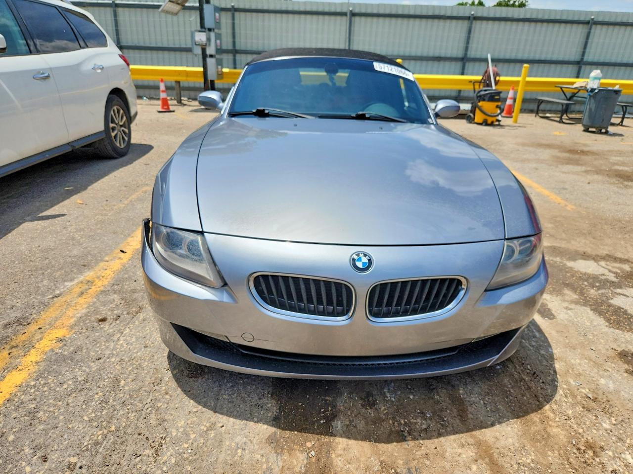 2007 Bmw Z4 3.0si Silver vin: 4USBU53577LX02580