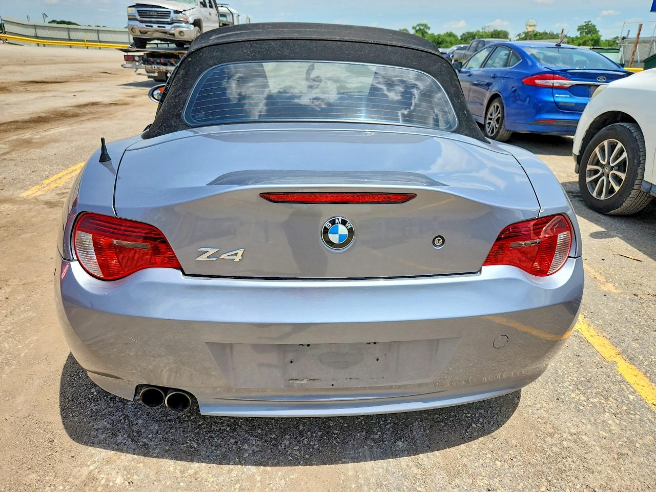 2007 Bmw Z4 3.0si Silver vin: 4USBU53577LX02580