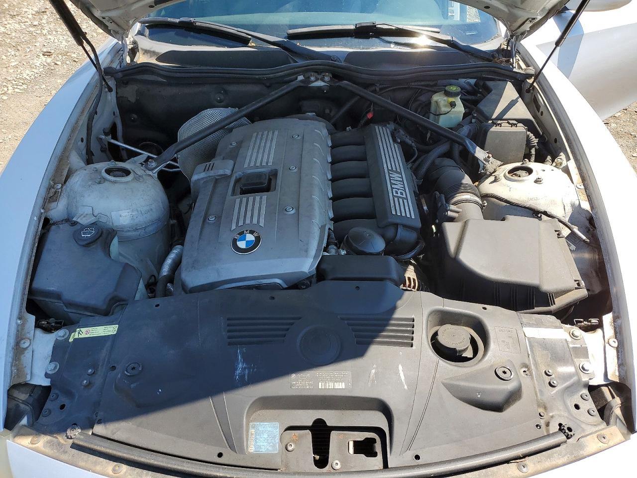 2006 Bmw Z4 3.0si Silver vin: 4USBU53586LX00514