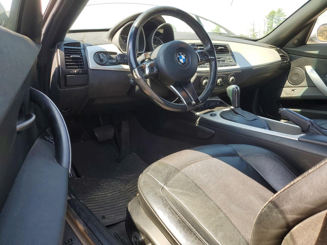 2006 Bmw Z4 3.0si Silver vin: 4USBU53586LX00514