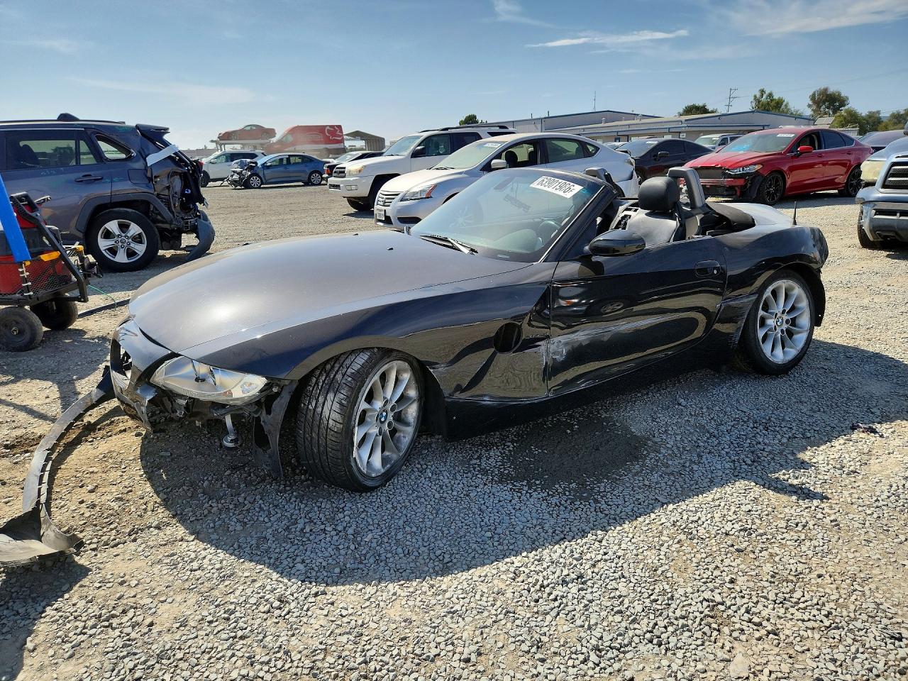 2006 Bmw Z4 3.0si Black vin: 4USBU53596LX00988