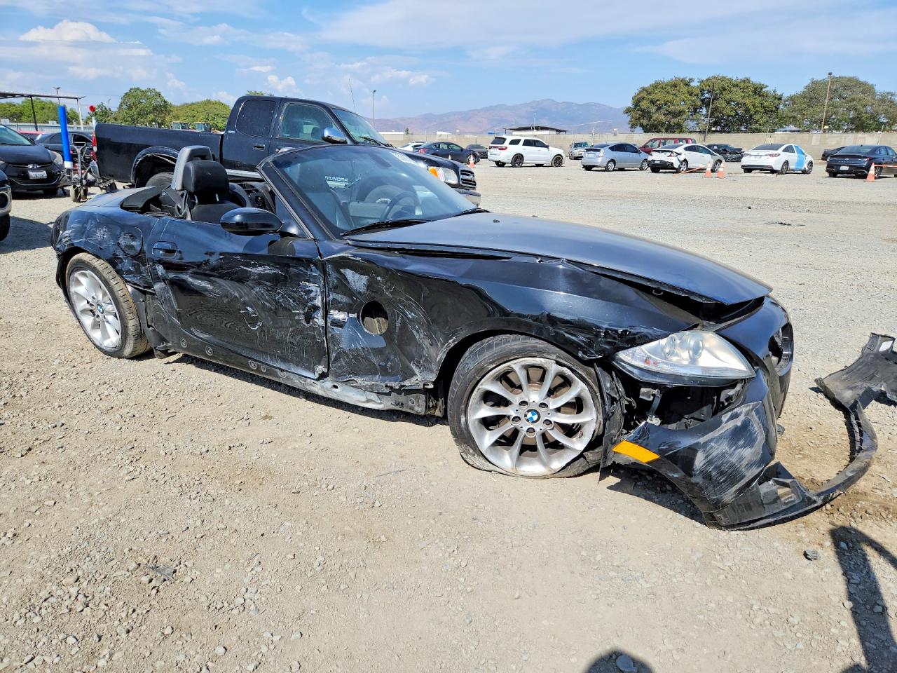 2006 Bmw Z4 3.0si Black vin: 4USBU53596LX00988