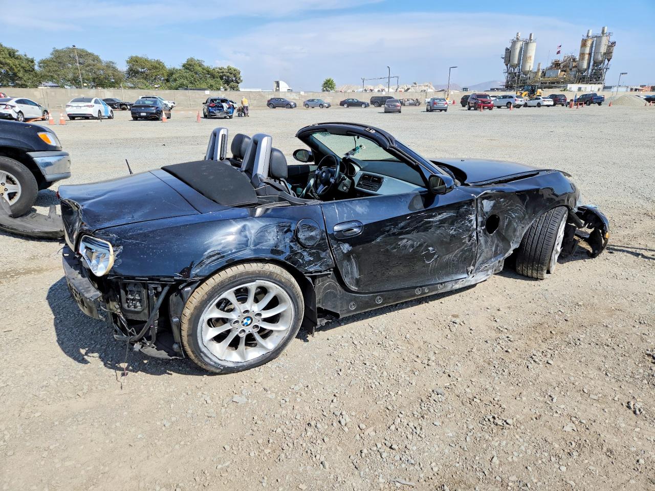 2006 Bmw Z4 3.0si Black vin: 4USBU53596LX00988