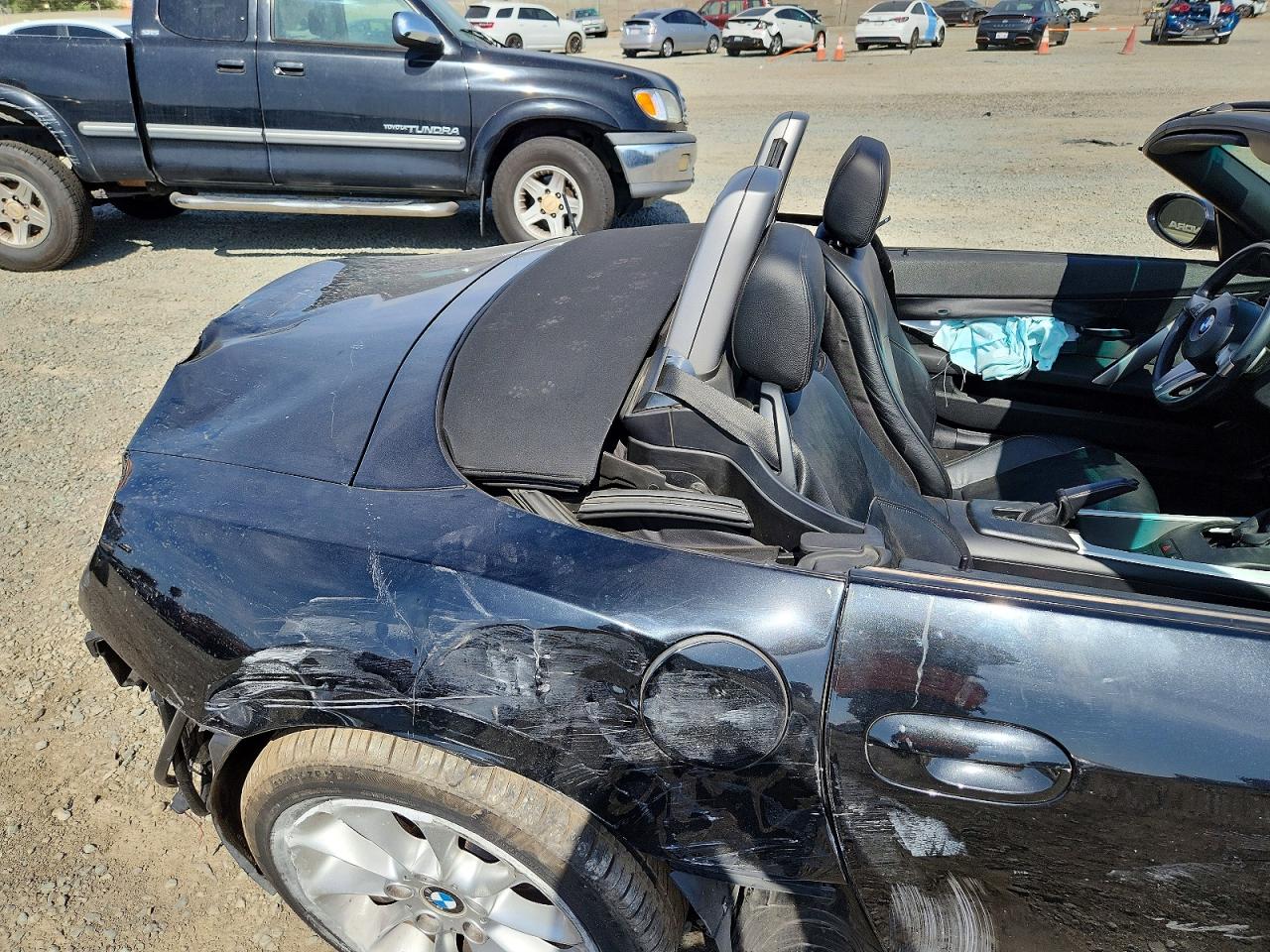 2006 Bmw Z4 3.0si Black vin: 4USBU53596LX00988