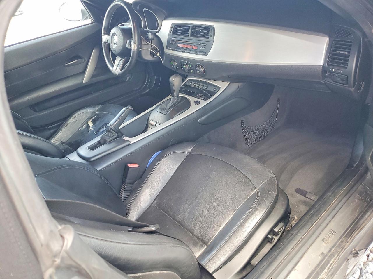 2007 Bmw Z4 3.0si Silver vin: 4USBU53597LX03472