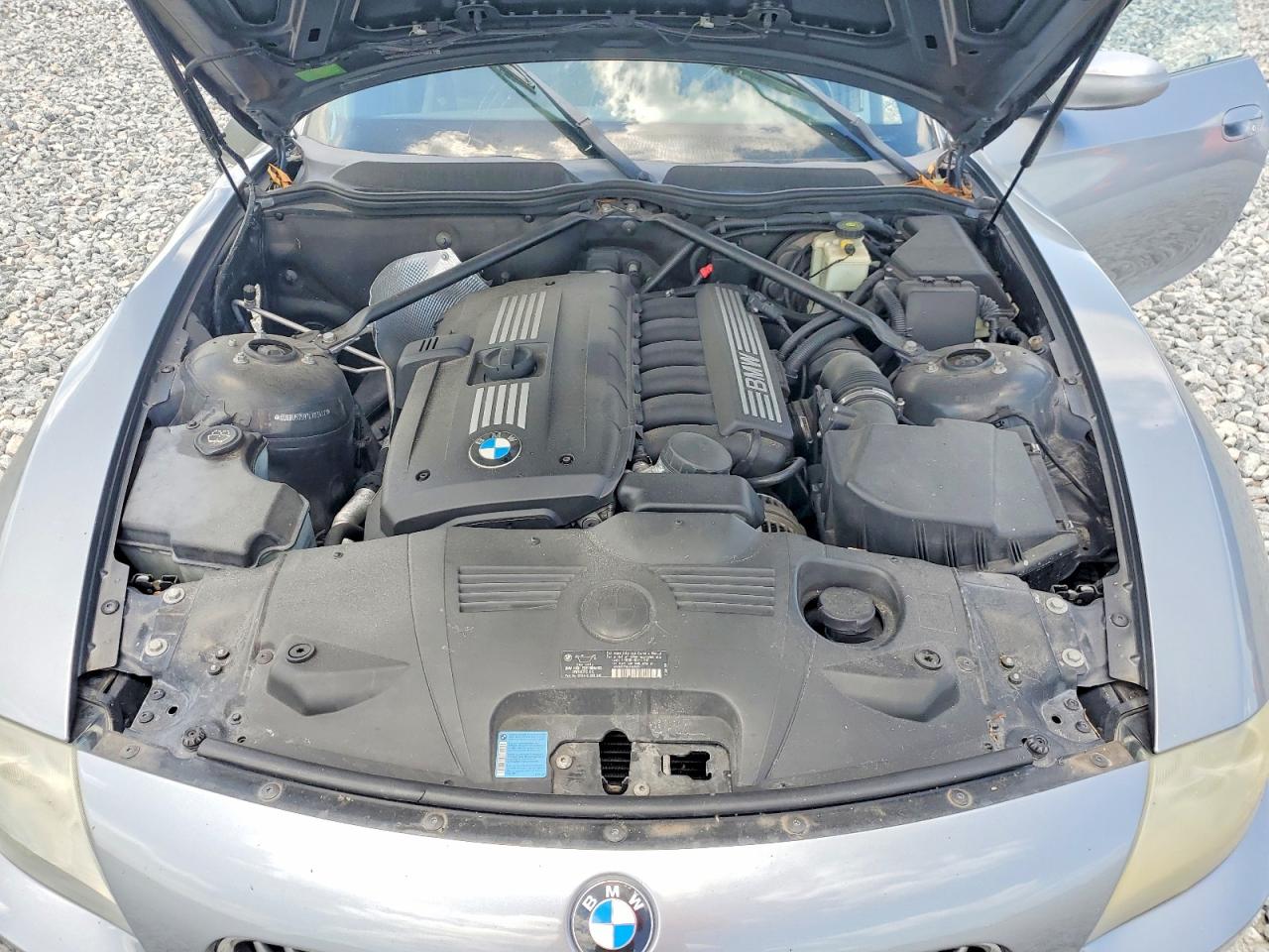 2007 Bmw Z4 3.0si Silver vin: 4USBU53597LX03472