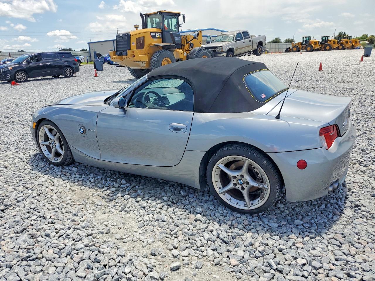 2007 Bmw Z4 3.0si Silver vin: 4USBU53597LX03472