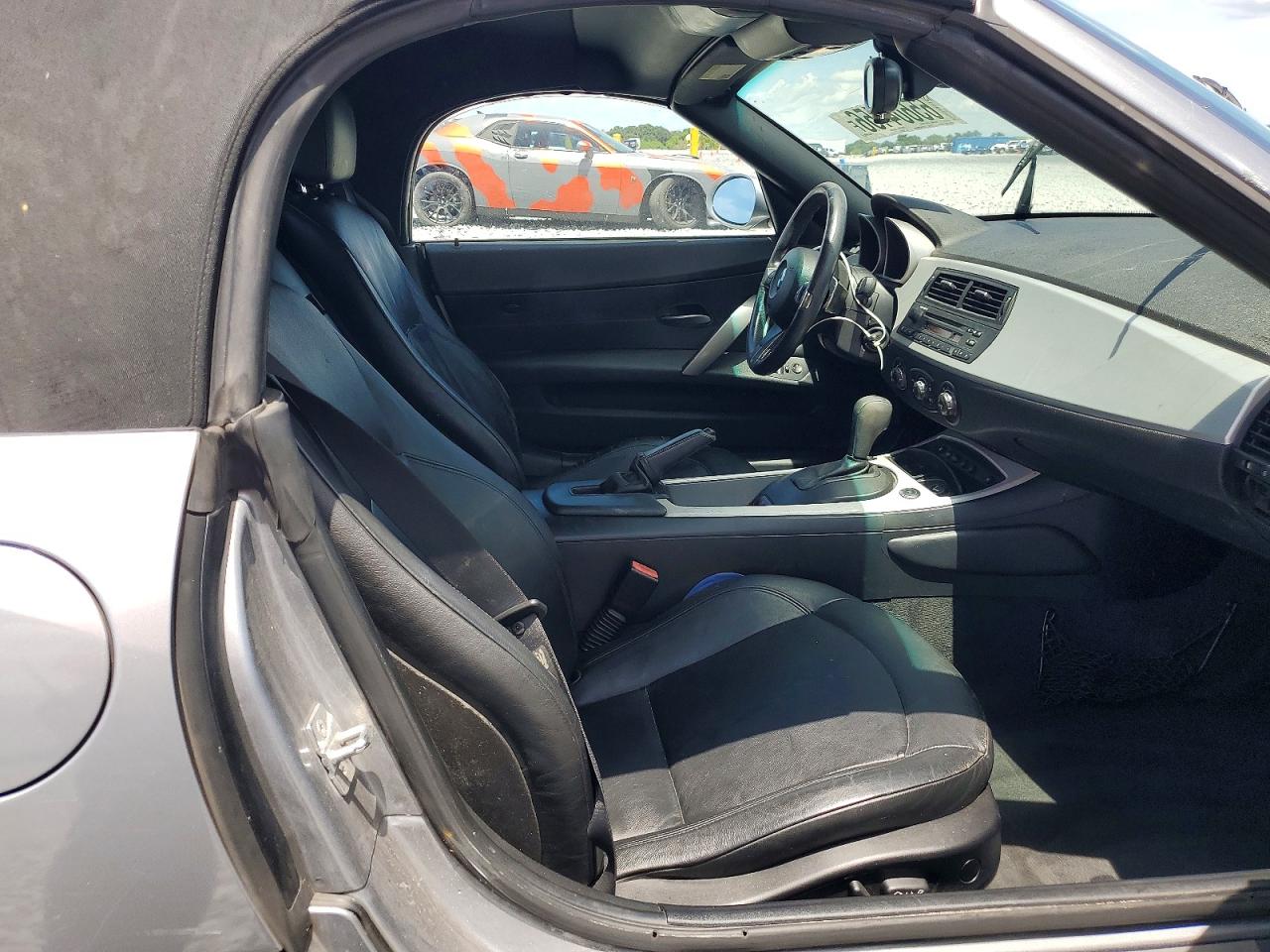 2007 Bmw Z4 3.0si Silver vin: 4USBU53597LX03472