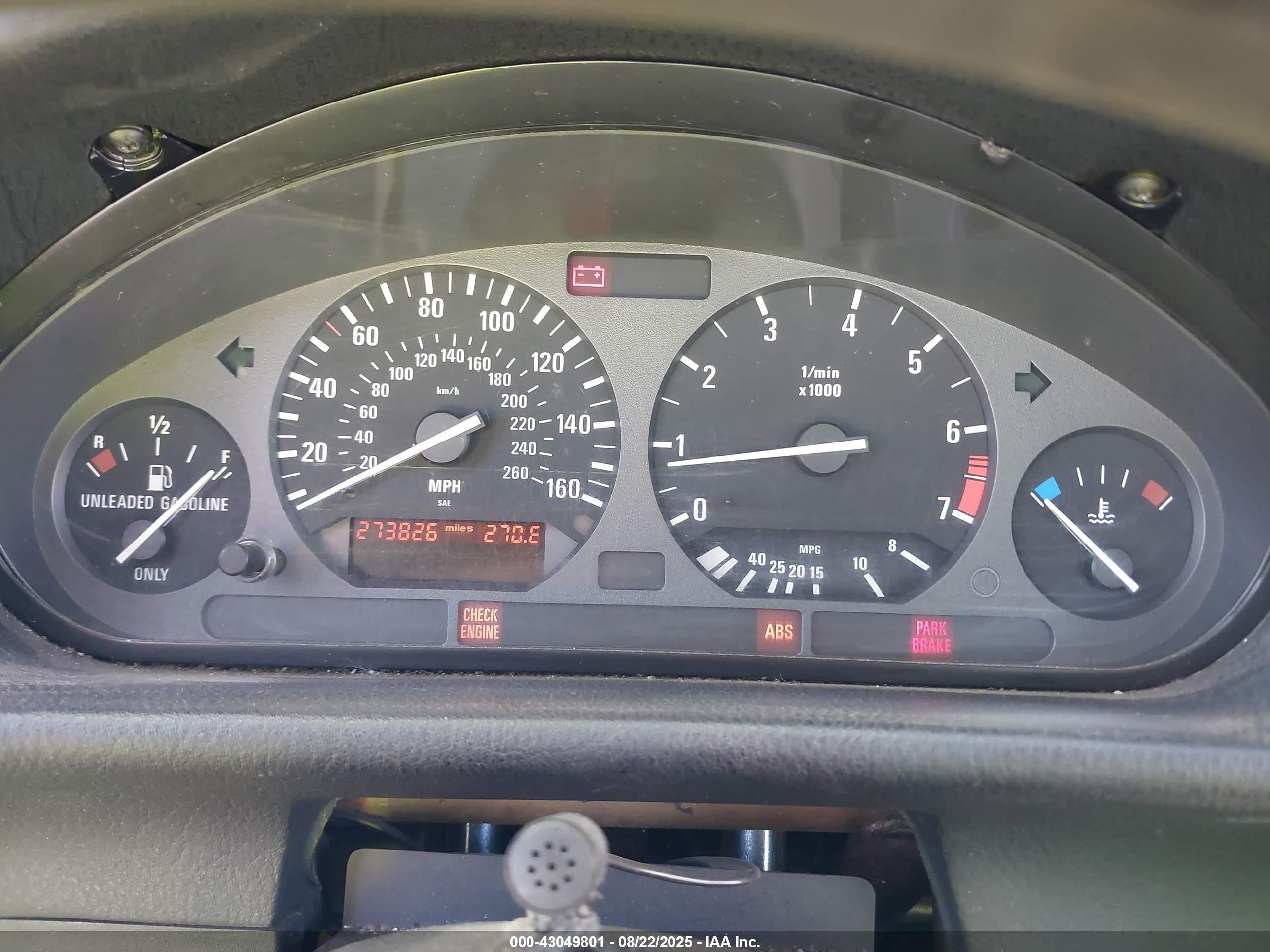 1995 Bmw 318 I White vin: 4USCC7322SLA02471