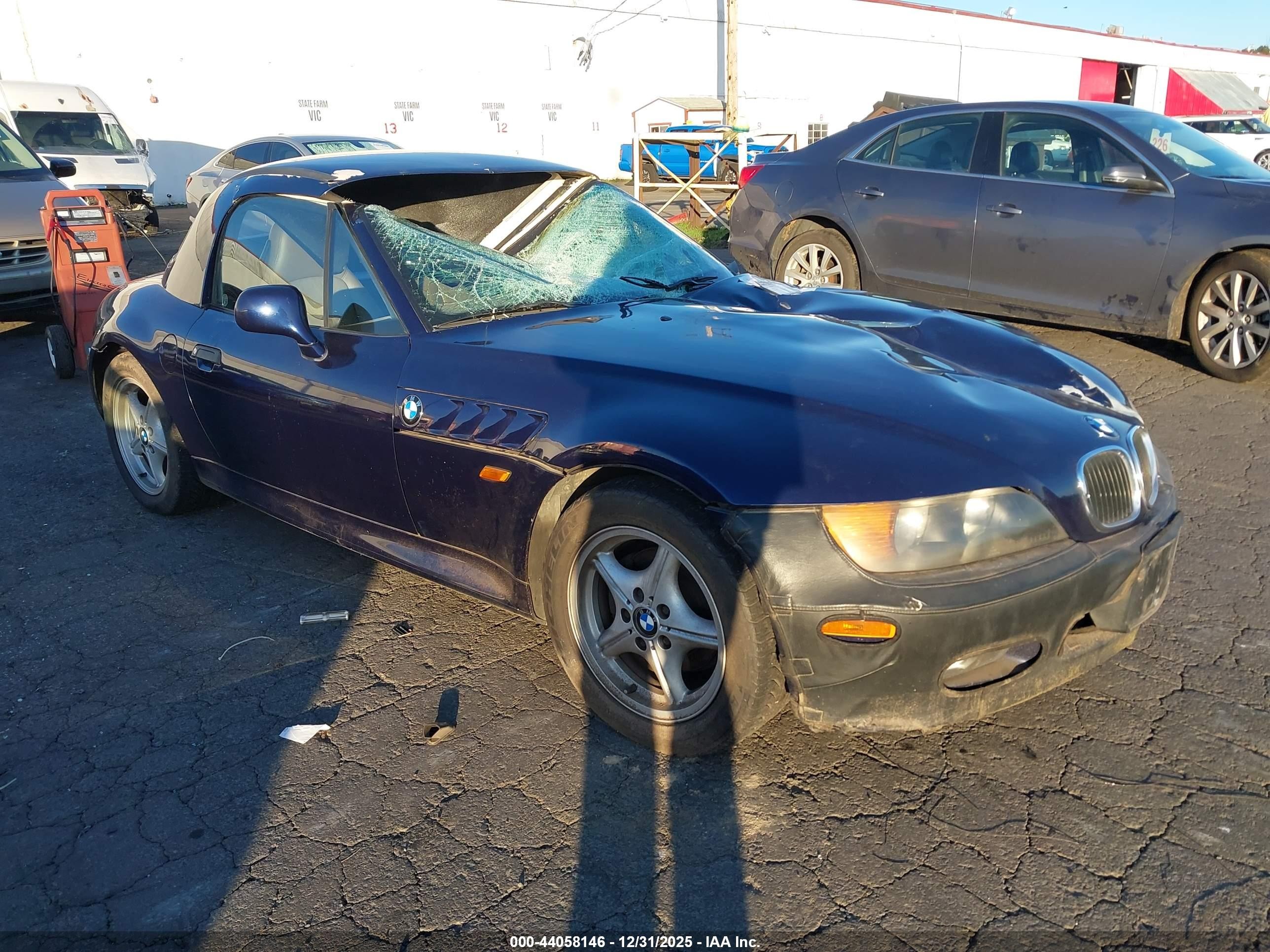 1997 Bmw Z3 1.9l Roadster Blue vin: 4USCH7320VLB84726
