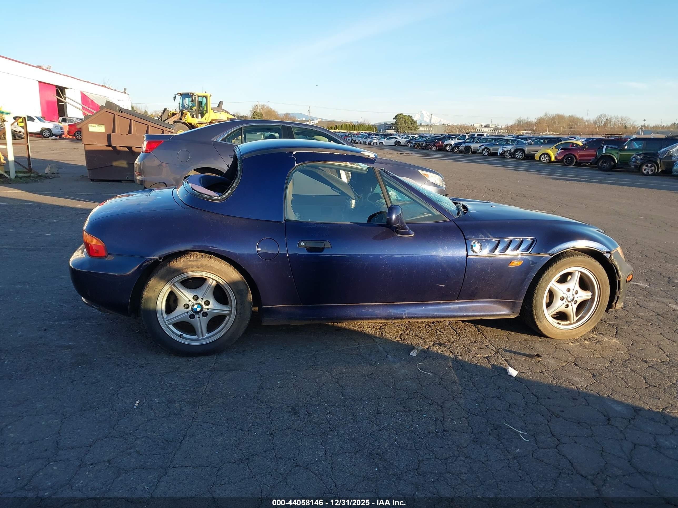 1997 Bmw Z3 1.9l Roadster Blue vin: 4USCH7320VLB84726