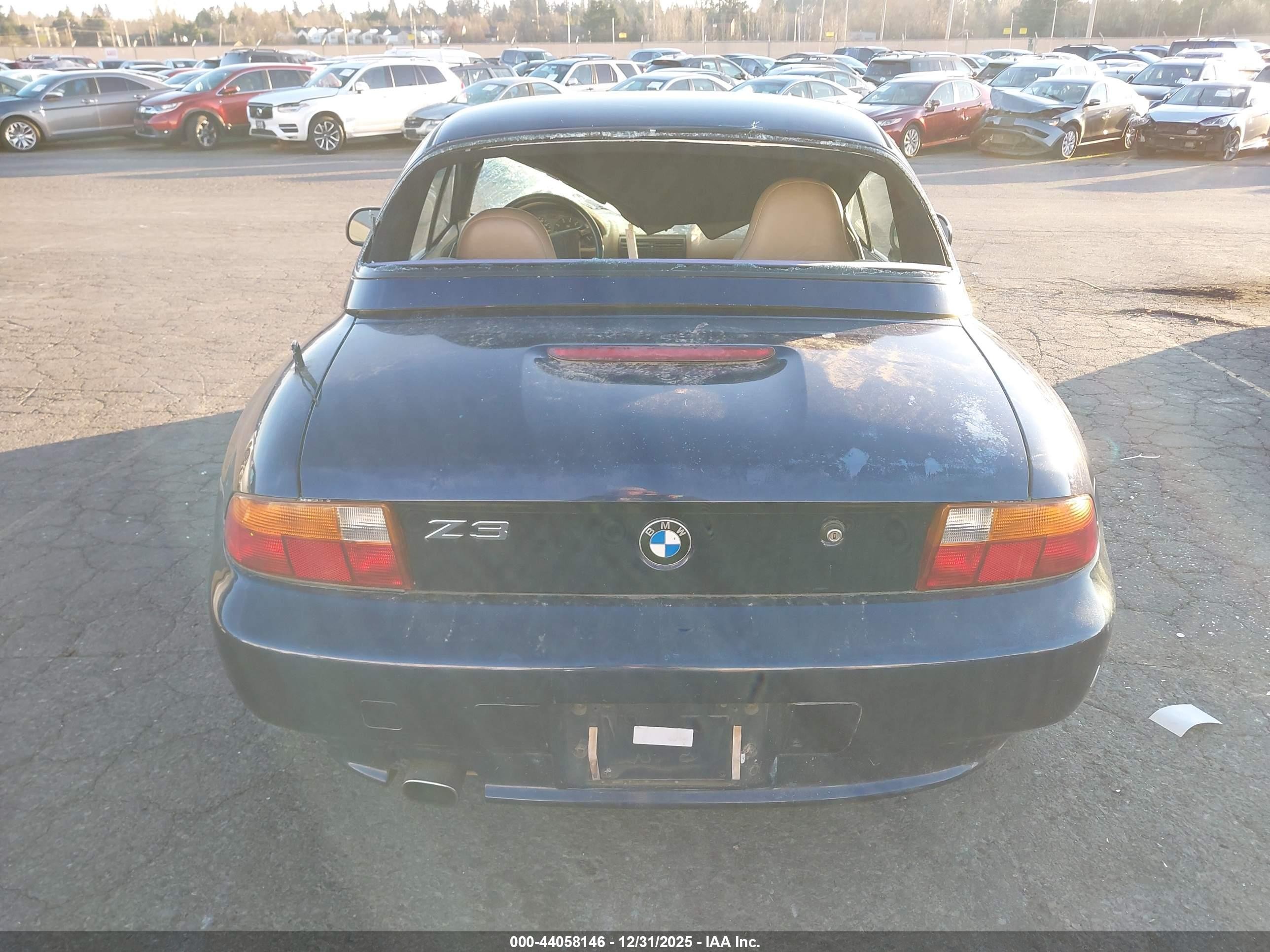 1997 Bmw Z3 1.9l Roadster Blue vin: 4USCH7320VLB84726