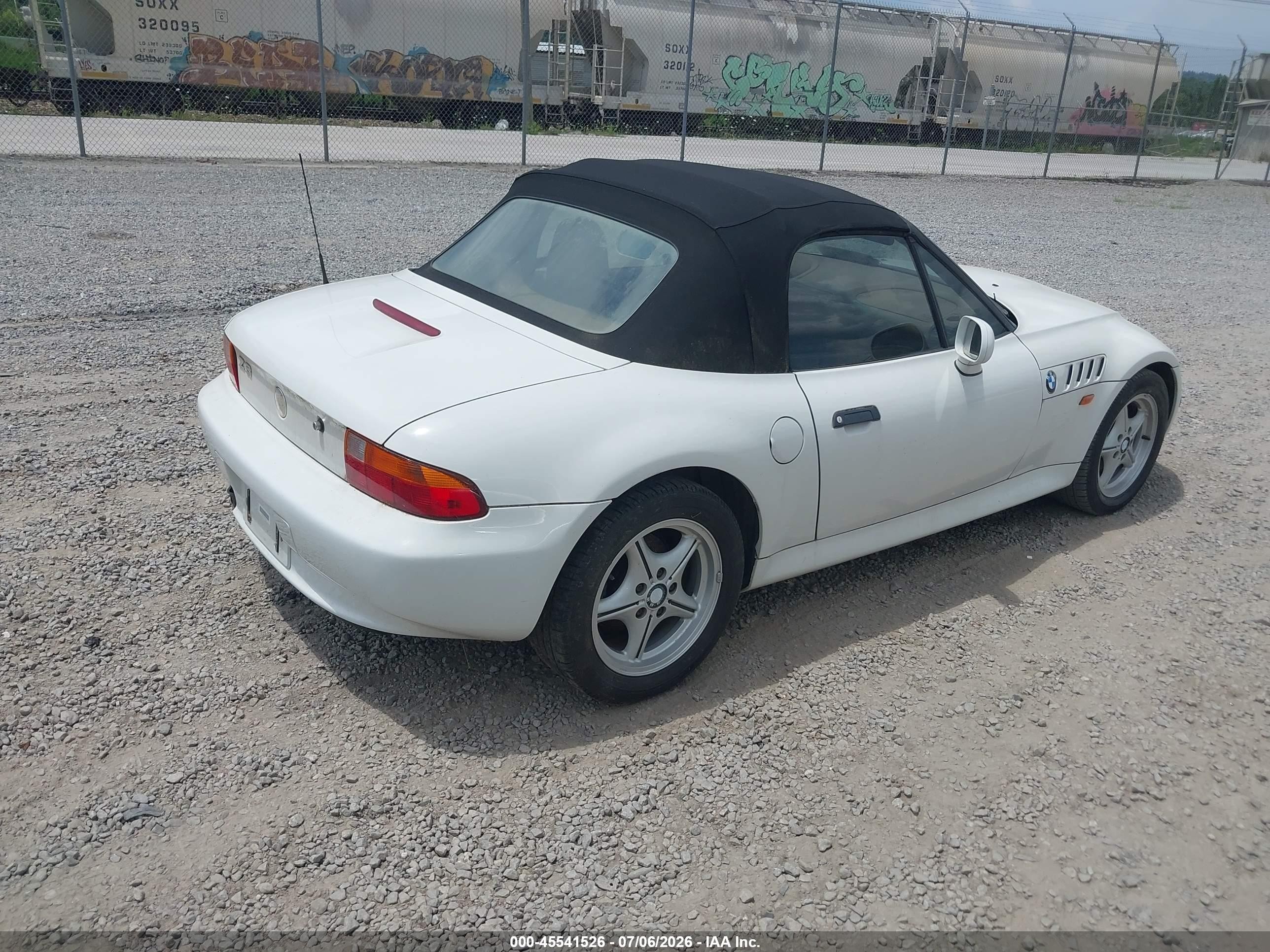 1997 Bmw Z3 1.9l Roadster White vin: 4USCH7320VLE05306
