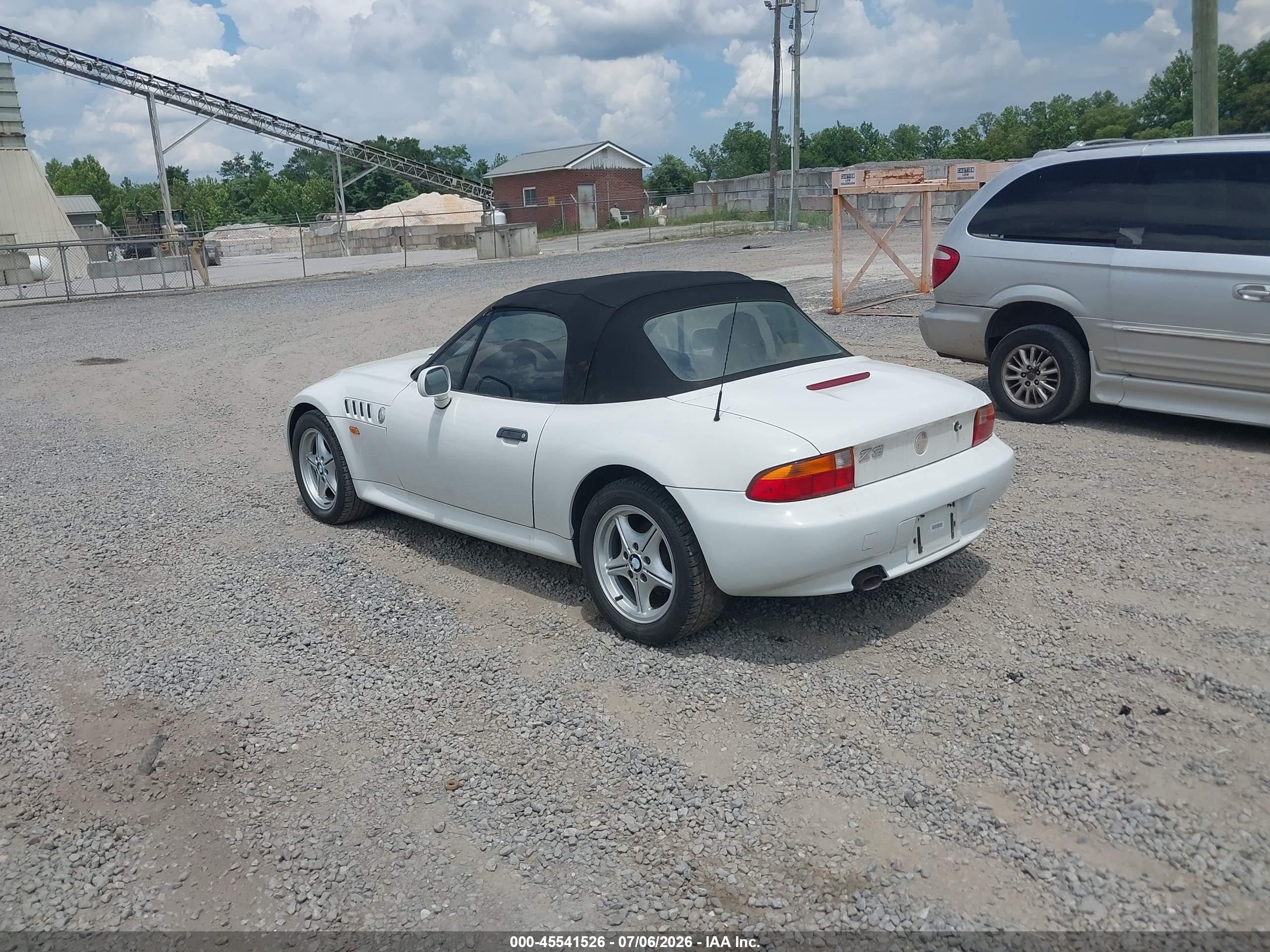 1997 Bmw Z3 1.9l Roadster White vin: 4USCH7320VLE05306